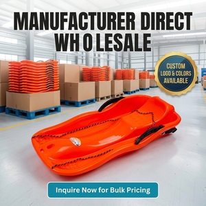 Luge en plastique HDPE pour enfants, 6 couleurs, avec frein, tout-terrain, sans neige, capacité 120 kg, jouet d'extérieur robuste pour l'été - Product Image 6