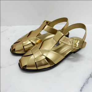 Sandalias Romanas Planas Casuales de Moda de Calidad - Nuevas Sandalias de Mujer con Punta Cerrada y Tira Trasera para Otoño - Product Image 3