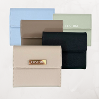 Usine Personnalisé PU Porte-Cartes En Cuir Portefeuille Mini 6 anneaux A7 Anneaux Argent Organisateur D'économie Budget Binder A6