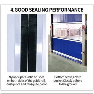 Portes rapides en PVC adaptées à une utilisation comme volets roulants flexibles étanches et isolants thermiquement dans la logistique portuaire - Product Image 5