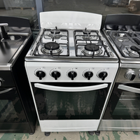 Kompor Gas 4 Tungku 50*50cm, Kompor Gas Multifungsi, Oven, Peralatan Masak Dapur, Kompor Gas dengan Oven