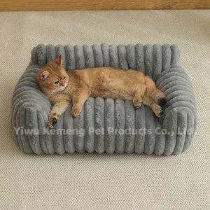 Großhandel Custom Rabbit Fur <span class=keywords><strong>Pet</strong></span> Schlafs ofa OEM Logo Hund Schlaf matte Kissen mit abnehmbaren wasch baren Bezug rutsch feste Basis <span class=keywords><strong>Pet</strong></span> Sofa - Product Image 2