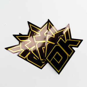 สติกเกอร์อะลูมิเนียมโครเมียมเมทัลลิกแบบตัดตามรูปทรง  แบบแปะเอง  ลายเงินขัดเงา  สำหรับใช้ภายนอกและภายในอาคาร - Product Image 3