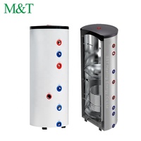 Chauffe-eau à pompe à chaleur air-eau domestique de qualité garantie avec alimentation solaire/électrique pour piscine, réservoir en acier inoxydable