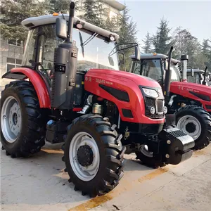 Luitong — tracteur agricole avec remorque à roues, 80hp 4wd, tracteur à 4 roues