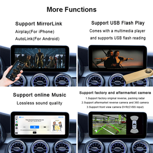 无线 Carplay Android Auto 12.3 英寸 Linux 屏幕多媒体收音机适用于梅赛德斯奔驰 NTG4.0/4.5/5.0 GLA CLA GLC W205 W176 W212 - Product Image 5