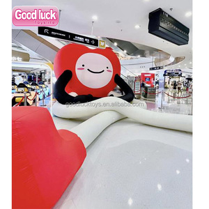 2024 mode <span class=keywords><strong>géant</strong></span> publicité gonflable saint valentin conception personnalisée grand Oxford coeur rouge mascotte dessin animé pour centre commercial - Product Image 3