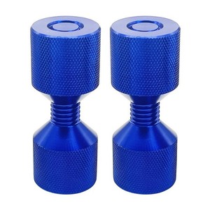 Pasadores cilíndricos de 1-1/8 pulgadas con doble orificio, cabeza negra, con hombro, para uso general - Product Image 3