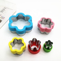 Emporte-pièces en métal en forme de fleur, emporte-pièces miniatures en forme d'étoile, ensemble d'emporte-pièces pour légumes et fruits pour enfants