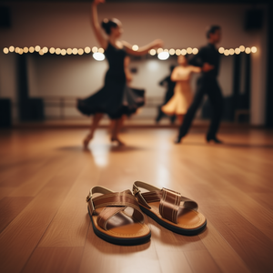 Scarpe da Ballo Piatte in Pelle per Donna The Dove Huaraches, Suola in Gomma, Fodera in Cotone, Taglia Adulto, Primavera-Estate - Product Image 2