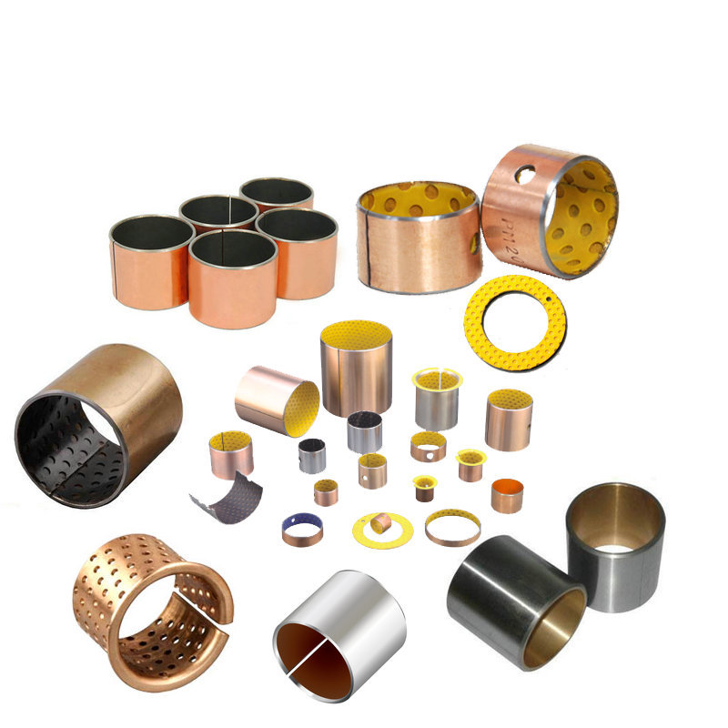Rodamiento De Manguito, Forrado De PTFE, Acero, 7/16 In ID X 17/32 In OD X 1/2 In Largo