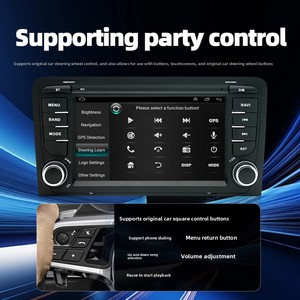Radio con Pantalla de 7 Pulgadas y Android Auto para Audi <span class=keywords><strong>A3</strong></span> <span class=keywords><strong>8P</strong></span> 2003-2012 S3 RS3, Reproductor Multimedia para Automóvil con Carplay, RDS, GPS, Autoradio 2DIN, 8 Núcleos, 7862S - Product Image 4