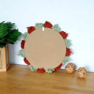 Espejo de pared de macramé de algodón hecho a mano con flecos bohemios arte bohemio decorativo <span class=keywords><strong>Aina</strong></span> para espejo de maquillaje - Product Image 6