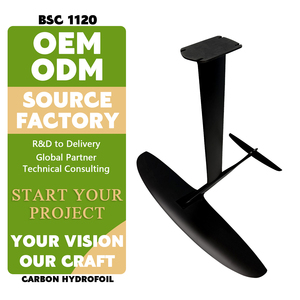 BSC 1120 Mástil de aluminio y carbono para SUP, ala, aleta de efoil, kitesurf, tabla de surf electrónica, foil para deportes acuáticos, surf con foil, hidrofoil - Product Image 1