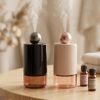 Diffuseur d'huiles essentielles portable sans eau, à commande tactile RGB, avec air froid, sans eau, rechargeable, 100 ml