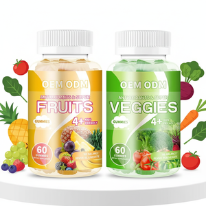Integratore Alimentare in Gommose 100% Senza Soia con Frutta e Verdura, Vitamine e Fibre Alimentari per Bambini e Adulti (60 Pezzi) - Product Image 6