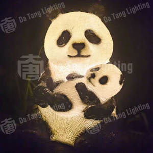 Encantadoras Luces Decorativas de Panda para Festivales de Jardín e Instalaciones Nocturnas en Parques - Product Image 5