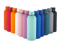 Bouteille isotherme personnalisable 500 ml – Gourde de sport en acier inoxydable – Bouteille d'eau en acier inoxydable