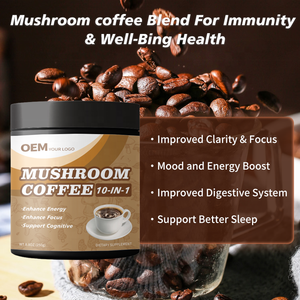 Poudre de café instantané aux champignons mélangés en gros d'usine, café Reishi, stimulant du système immunitaire, mélange de café aux champignons - Product Image 4