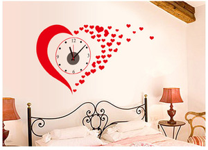 Horloge murale numérique moderne en acrylique, sans cadre, silencieuse, style nordique, pour la décoration de la maison, du salon, de la chambre, autocollants miroir muraux - Product Image 5