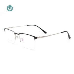 LevleNine 83327 Vintages, Armazón <span class=keywords><strong>de</strong></span> Lentes Metálicas Semi sin Montura, Armazón <span class=keywords><strong>de</strong></span> Lentes Ópticas para Hombre - Product Image 1