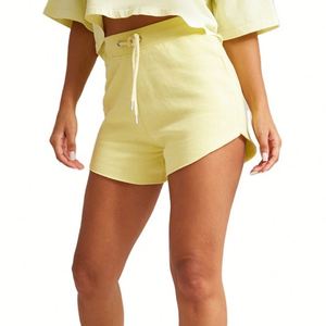 Meilleur pantalon short uni en coton pour femmes Oem personnalisé Fitness Running Workout Fleece Shorts Femme Pantalon Sweat Shorts pour femmes - Product Image 1