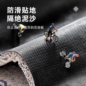 Alfombra de entrada rectangular de PVC, fácil de limpiar, para el hogar, primavera 2024 - Product Image 4