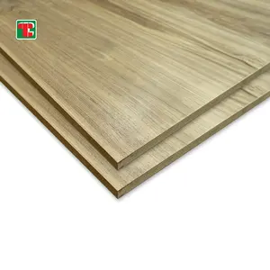 3Mm 5Mm 18Mm Custom Size Wood Natural American Black Walnut Veneer Mdf Board For Bedroom Wardrobe