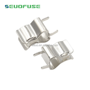 Clip de <span class=keywords><strong>fusible</strong></span> 6X30 Auto métal laiton nickelé étamé PCB <span class=keywords><strong>fusible</strong></span> Tube Clip - Product Image 3