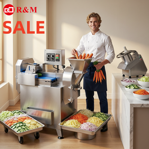 Máquina Cortadora Eléctrica Industrial para Alimentos, <span class=keywords><strong>Cebolla</strong></span>, Plátano, Verduras, Patatas, Frutas, Rebanadora, Cortadora en Cubos - Product Image 1