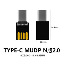 Multi capacidad USB 3,0/2,0 Tipo-C MUDP Metal Nuevo DIY Pen Drive USB Flash Disk