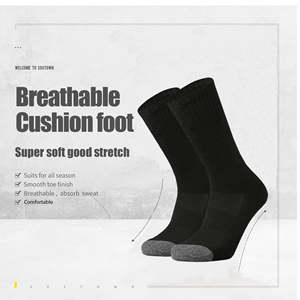 Paquete de 6 Calcetines Deportivos Unisex Negros, Transpirables, que Absorben la Humedad, para Entrenamiento, para Hombre y Mujer - Product Image 4