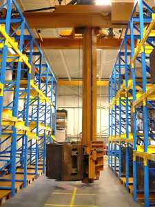 Grúa apiladora Overheadstackercrane eotcrane, Equipo de elevación de 5 toneladas, Automatización de almacenes, Manipulación industrial de materiales - Product Image 3