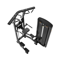 Máquina de Gimnasio Comercial de Alta Resistencia Brightway: Máquina Asistida para Dominadas, Selectorizada, para Entrenamiento de Fuerza Sentado, con Asistencia para Dips