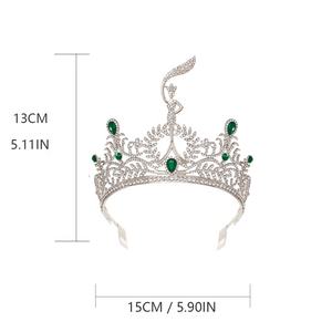 มงกุฎนางงามวัยรุ่น มิสยูนิเวิร์ส ราชินีแห่งโลก มงกุฎเจ้าสาว คอสเพลย์ เครื่องประดับศีรษะสำหรับเด็กผู้หญิง สำหรับการแสดงและตกแต่ง - Product Image 5