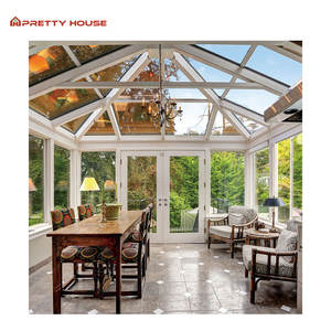 <span class=keywords><strong>Casa</strong></span> de jardín de cristal de último diseño con terraza acristalada con marco de aluminio - Product Image 2