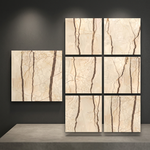 กระเบื้องปูพื้นพอร์ซเลนขัดเงาดิจิตอล Vistaar ขนาด 800x800 มม. ลายหินอ่อนสีเทา ผิวพรีเมียม - Product Image 4