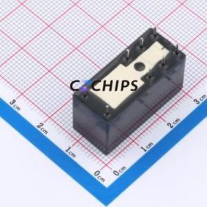 RTE24012F Power Relay DIP,12.7x29mm Relay 12V 2 Changeover: 2C (DPDT-Changeover)::: 400V-AC AgNi - Product Image 2