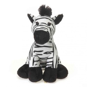 Peluche zèbre assise, animal en peluche rayé noir et blanc, peluche douce et câline pour enfants, décoration d'intérieur, cadeau d'anniversaire - Product Image 1