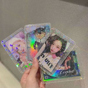 Protège-cartes holographiques Kpop populaires 2024 pour cartes de jeu et cartes à collectionner - Product Image 1