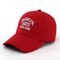 Cappellini da baseball casual unisex BROOKLYN NEW YORK, cappelli in cotone traspirante ideali per attività all'aperto