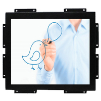 Monitor Layar IPS 10 Inci Tahan Sinar Matahari Luar Ruangan 1000nits, Monitor LED Prompter dengan BNC RCA 3G-SDI