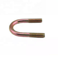 DIN3570 boulons en U en acier au carbone tuyau coude pince jaune Zinc U Type boulon d'ancrage pour raccord électrique