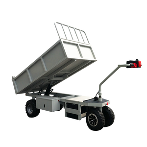 Grote Laadcapaciteit Magazijn Vrachtwagen Tuin Elektrische <span class=keywords><strong>Trolley</strong></span> Te Koop Elektrische Carry Wagon Met 4 Wielen Elektrische Platte <span class=keywords><strong>Trolley</strong></span> - Product Image 2