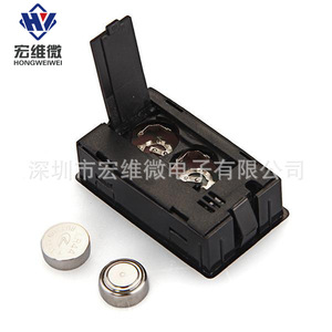 เครื่องวัดอุณหภูมิและความชื้นดิจิตอล Hongwei Micro Electronic รุ่น HT-2 รูปทรงสี่เหลี่ยมผืนผ้า ผลิตจากพลาสติก สำหรับบ้านสัตว์เลี้ยงและสัตว์เลื้อยคลาน - Product Image 2
