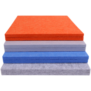100% PET Feutre Polyester Fibre Acoustique Textile Panneau Insonorisé 24mm PET Studio Acoustique Pinboard - Product Image 1
