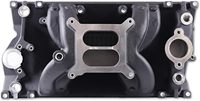 Collecteur d'admission double planche Black Chevy SB 1996 et versions ultérieures Vortec, Air-Gap, Professional 2028, Hi Rise Idle 1500-6500RPM