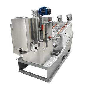 Fournisseur fiable de machines de déshydratation automatique des boues en acier inoxydable pour les stations d'épuration des eaux usées, machine de déshydratation par pressage en spirale - Product Image 3