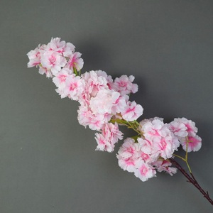 Rami di Fiori di Ciliegio Giapponesi Fatti a Mano in Seta Bianca e Rosa, Economici all'Ingrosso, per la Festa della Mamma e Decorazioni per la Casa - Product Image 6