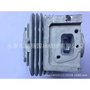 Cylindre en aluminium 40-5 pour moteur de débroussailleuse 2 temps 40cc - Product Image 2